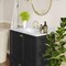 Flash Furniture Haven 36in. Vanity w/Sink, Storage Cabinet w/Gold Hardware, Bottom Drawer, Marble Countertop, Blk FS-BN-4-36-KD-BK-HDGLD-GG - alternate 6