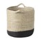Homeroots 17" Black Water Hyacinth Basket 609420 - alternate 9