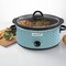 Brentwood Industries 3.5 Quart Diamond Pattern Slow Cooker in Blue SC-136BL - alternate 5