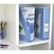 Acrimet Magazine File Holder Vertical Rack, Durable Plastic Desk Organizer, Solid Blue, 2PK 277.AO - alternate 4