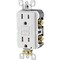 Leviton SmartlockPro Self-Test 15A Wht Residential Grade Rounded Corner 5-15R GFCI Outlet, 3PK M12-GFNT1-03W - alternate 5