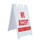 Signmission We Accept Credit Cards, A-Frame & 2 Decals Installed, Heavy-Duty Plastic Frame SBHD-D-2436-We Accept Credit Cards - alternate 1