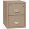 Fireking 2 Drawer, 1 Hr Fire & impact rated, 25" depth Legal Taupe 2-2125-CTA - alternate 1