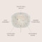 Jonathan Y Allison 10" 2-Light Shabby Chic Farmhouse Wood Beaded/Metal LED Flush Mount, White JYL9074D - alternate 7