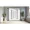 Vdomdoors Metal Double Doors Deux 0757 Gray Graphite Frosted Glass 1 Sidelight Entry Modern Painted 84x96 (W7 DEUX0757DEXD-GRE-W72+12xH96-RH-O - alternate 4