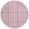 Homeroots 8' Blush Gray And Ivory Round Plaid Washable Indoor Outdoor Area Rug 601460 - alternate 7