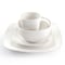 Gibson Elite Soho Lounge 16 Piece Square Fine Ceramic Dinnerware Set in White 750116850M - alternate 7