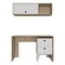 Homeroots 47" Brown Computer Desk With Two Drawers 403784 - alternate 1