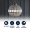 Jonathan Y Georgina 16" Crystal/Metal LED Pendant, Antique Brass JYL6110B - alternate 12