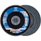 Pferd 6'' x 7/8'' A.H. POLIFAN Flap Disc - Z SG POWER STEELOX, Zirconia, 60 Grit, Conical 62189 - alternate 1