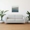 Homeroots 76" Light Gray Polyester Blend Sofa And Toss Pillow With Gray Legs 559218 - alternate 6