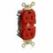 Leviton Straight Blade Receptacle, 5-15R, 15 A, 125V AC, Self-Grounded MRI15-R - alternate 1