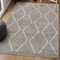 Jonathan Y Catala Moroccan Diamond Shag Gray/Ivory 5 ft. x 8 ft. Area Rug MOH405B-5 - alternate 6