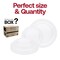 Smarty Had A Party Clear Economy Round Plastic Dinnerware Value Set, 240PK 110CLVP-CASE - alternate 5