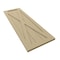 Ekena Millwork True Fit PVC Single X-Board Farmhouse Fixed Mount Shutters, Natural Twine, 12W x 42H, PR TFP001FH12X042NT - alternate 12