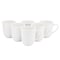 Elama Henryi 6 Piece 12 Ounce Porcelain Mug Set in White ELM-HENRYI-MUG - alternate 1