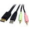 Startech.Com 4IN1 USB DISPLAYPORT KVM SWITCH CABLE DP4N1USB6 - alternate 5