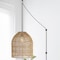 Jonathan Y Koda 13 in. 1-Light Farmhouse Coastal Bohemian Rattan 180 in. Cord Plug-In or Hardwired LED Pendant,  JYL1401A - alternate 13