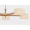 Troy Lighting Mailo 65in wide 5 Light Chandelier in Patina Brass F5665-PBR - alternate 7
