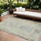 Homeroots 9' X 12' Sage Charcoal And Ivory Abstract Washable Indoor Outdoor Area Rug 604551 - alternate 1