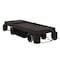 Suncast Commercial Partially Assembled Premium Housekeeping Cart, Plastic, 1 Shelf, 24 x 62.13 x 49.75, Black HKC2002 - alternate 6