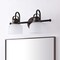 Jonathan Y Virginia 17.25" 2-Light Metal/Glass LED Vanity Light, Oil Rubbed Bronze JYL7408C - alternate 9