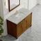 James Martin Vanities Bellshire 48" Single Vanity, Honey Oak w/ 3 CM Victorian Silver Silestone Top 660-V48-HNO-3VSL - alternate 9