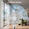 Edendirect 12 in. 4 fan speeds Pedestal Fan in White with remote control and quiet operation ZRHWC-FS1 - alternate 8
