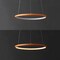 Jonathan Y Brice 15.75" Modern Contemporary Metal Round Dimmable Integrated LED Pendant, Orange JYL7202G - alternate 8