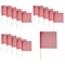 Mytee Products 18in x 18in Red Jersey Mesh Safety Flags for Trucks with Dowel, 16PK JMF-REDx16 - alternate 1