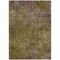 Homeroots 3' X 5' Green Abstract Washable Indoor Outdoor Area Rug 608771 - alternate 6