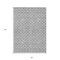 Homeroots 3' X 5' Gray And Ivory Geometric Washable Indoor Outdoor Area Rug 596189 - alternate 6