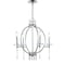 Jonathan Y Laura 23" Crystal/Metal LED Chandelier, Chrome JYL7402A - alternate 14