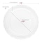 Smarty Had A Party 7.5" Clear Vintage Round Disposable Plastic Appetizer/Salad Plates (120 Plates), 120PK 867C-CASE - alternate 8