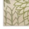 Homeroots 6' X 9' Ivory And Green Floral Indoor Outdoor Area Rug 548077 - alternate 5