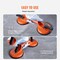 Vevor Vacuum Suction Cup Double Glass Lifter 4.7" 330 lbs 2 Pack Aluminum Handle, 2PK GS-N02 - alternate 4