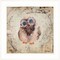 Homeroots Set Of Two Wonder Years Owls 1 White Framed Print Wall Art, 2PK 407067 - alternate 4