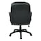 Office Star Managerial Chair Desk Chair, Fixed Arms, 19" to 22" Height, Leather, Black FL660-U6 - alternate 6