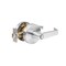 Global Door Controls GAL Series Eiffel Style Heavy-Duty Residential Cylindrical Lever, Grade 2 Privacy in Brushed Chrome GAL-1140L-R-626 - alternate 7