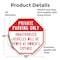 Signmission Private Parking Only Unauthorized V, 10 Inch X 10 Inch, Vinyl Decal OC-D-10-173 - alternate 3