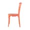 Homeroots Set of Four 22" Salmon Heavy Duty Plastic Outdoor Stacking Dining Chairs 565182 - alternate 5