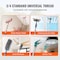 Vevor Telescoping Extension Pole 6 to 24 FT Multi-Purpose for Painting Dusting TAL-24V-SG - alternate 7