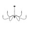 Z-Lite Toussant Matte Black  6 Light Chandelier 6103-63MB - alternate 7
