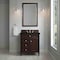 James Martin Vanities Brittany 30" Single Vanity, Burnished Mahogany, w/ 3 CM Phantome Eclos Top 650-V30-BNM-3PHT - alternate 4