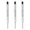 Parker Quinkflow Refill for Ballpoint Pen, Medium Tip, Black Ink, 3PK 2119151 - alternate 5