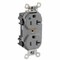 Leviton Straight Blade Receptacle, 5-20R, 20 A, 125V AC, Flush Mount, Self-Grounded M8300-PLG - alternate 1