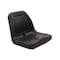 Uni Pro Seat High Back Plastic Deluxe | Black Vinyl 8845 - alternate 6