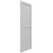 Ekena Millwork True Fit PVC Farmhouse/Flat Panel Combination Fixed Mount Shutters, Hailstorm Gray, 15W x 80H, PR TFP101FC15X080ST - alternate 10