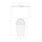Monarch Specialties Lighting, 28"h, Table Lamp, Grey Ceramic, Ivory / Cream Shade, Transitional I 9939 - alternate 3