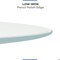 Fab Glass And Mirror 36in Round Ultra Clear Glass Table Top, Pencil Edge, Low Iron Extra Clear Tempered Glass 1/2 LI-36RT12THPE - alternate 4